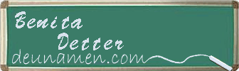 Benita Detter Visitenkarte